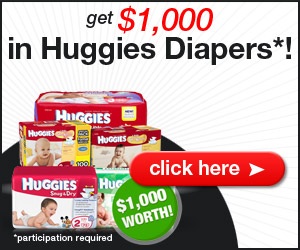 $1000 Huggies Diapers Banner